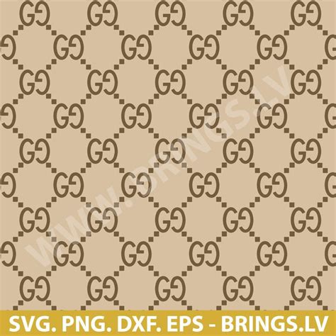 Gucci Pattern SVG, Gucci SVG, DXF, PNG, ESP, Cut Files